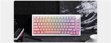 Monsgeek M W V Sp Aluminum Case Multi Mode Rgb Hot Swappable Mechanical Keyboard Moonlight
