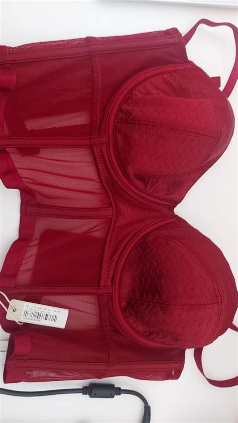 Corset Novo Loungerie Vinho Lingerie Feminina Loungerie Nunca Usado