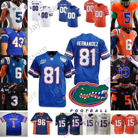 2021 Florida Gators Football Jersey NCAA College Feleipe Franks Perine ...