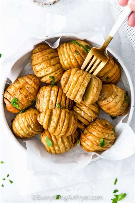 Mini Air Fryer Hasselback Potatoes Everything Air Fryer And More