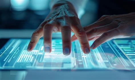 closeup  hands   touchscreen  interact   device