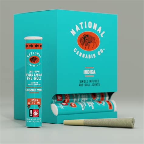 National Cannabis Company Indica Infused 1g Pre Roll Leafly