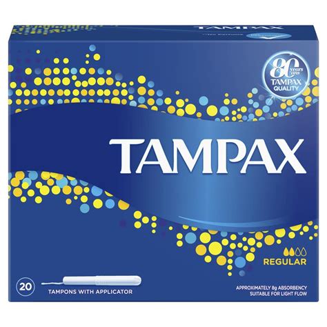 Buy Tampax Tampons Regular 20 Pack Online At Chemist Warehouse®