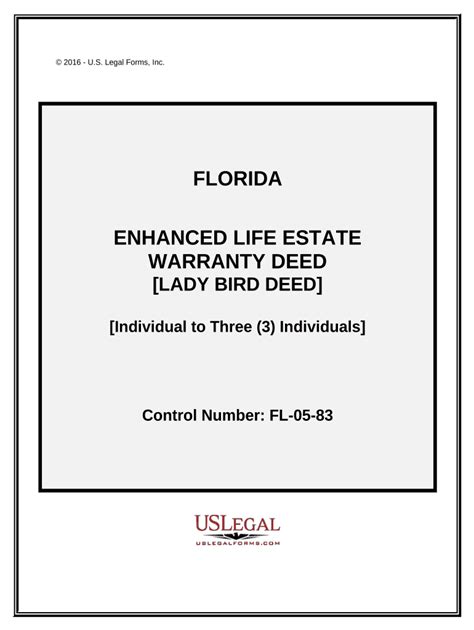 Enhanced Life Deed Form Fill Out And Sign Printable Pdf Template Signnow