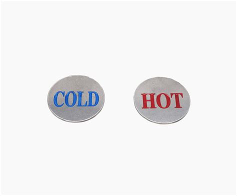 Amazon Nantun Stainless Steel Self Stick Cold Water Label Hot Water Label Hot Label Cold
