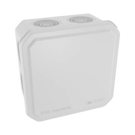 Коробка распределительная DKC 100х100х50 мм с кабельными вводами IP55 ...