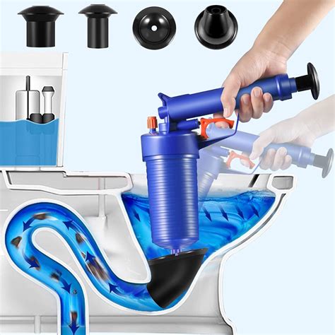 Toilet Plunger Air Drain Blaster Drain Clog Remover Tool Drain Tub