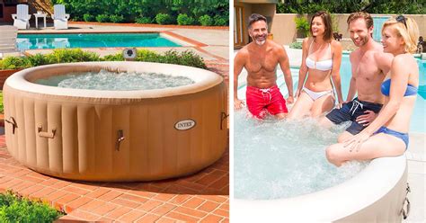 This Inflatable Hot Tub Sets Up In Just Minutes