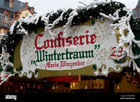 Scenes From A German Christmas Market Stock Photo Alamy