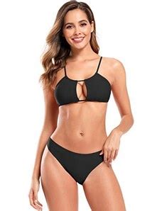 Shekini Donna Fondo Bikini Chic Design Vita Bassa Triangolo Slip Da Bagno Elegant Costumi Da