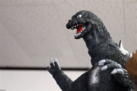 Action Figure Godzilla Screaming Editorial Image Image Of Teeth