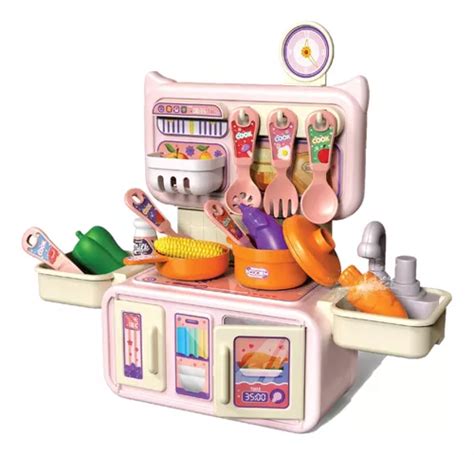 Kit Cozinha Completa Fog Ozinho Infantil Brinquedo Sai Gua