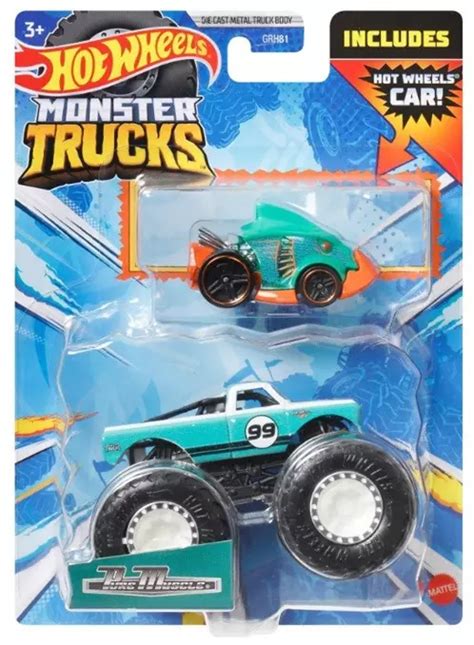 Pojazd Monster Trucks HKM14 1 64 Autko 2 Pak Hot Wheels