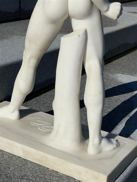A Roman Classical Nude Male Marble Sculpture For Sale At 1stDibs