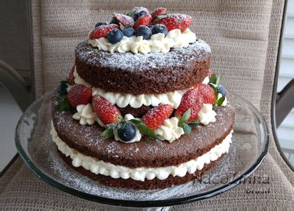 Naked Cake De Chocolate Nacozinhabrasil