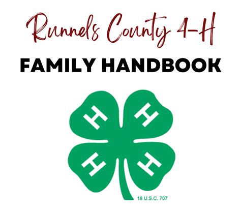 4-H Family Handbook - Runnels