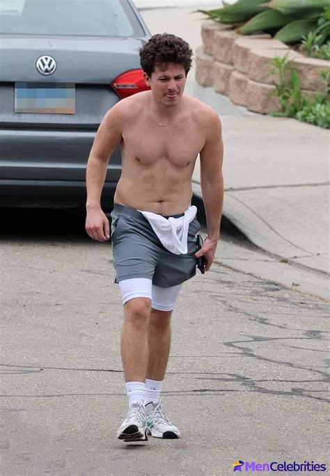 Charlie Puth Shows Off His Naked Torso While Running Naked Male