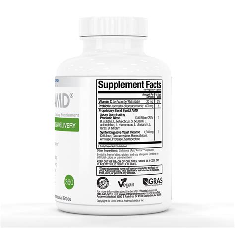 Southwest Nutraceuticals - Syntol AMD | Natural Probiotic Supplement