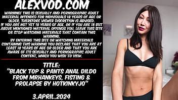 Consolador Anal Con Top Y Pantalones Negros De Mrhankeys Fisting Prolapse De Hotkinkyjo