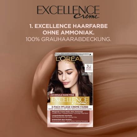L ORÉAL PARIS EXCELLENCE CREME Haarfarbe Universale Nude Töne Nr 3U Universal Dunkelbraun 1