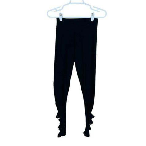 Victorias Secret Sport Black Long Cut Out Leggings Womens Xs