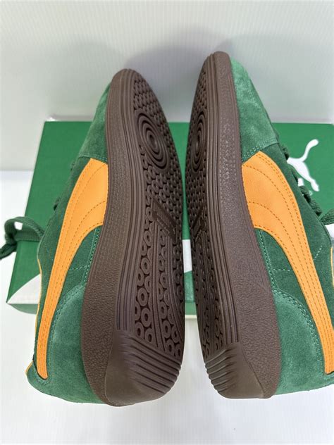 Men S Puma Palermo Og Sneaker Vine Clementine Green Orange Size Ebay