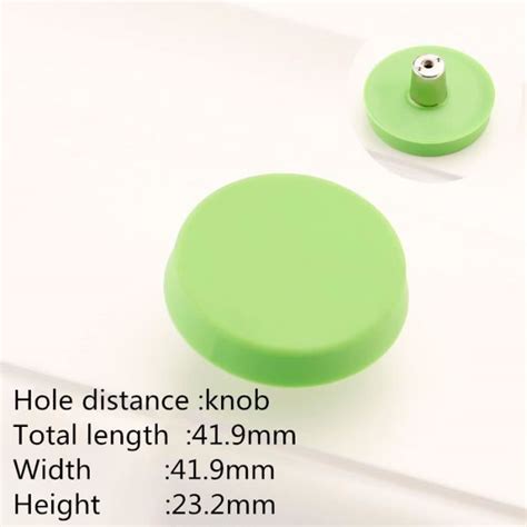 Poignee De Meuble Bouton De Meuble Green Round Poign Es De Porte En