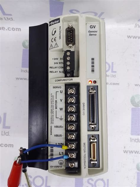 Parker Hannifin GV-U6E Gemini GV Digital Servo Drive GV-U3/6/12