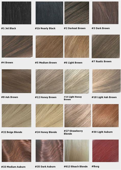 Clairol Professional Hair Color Chart Er Så Kjent Men Hvorfor Clairol Professional Hair C