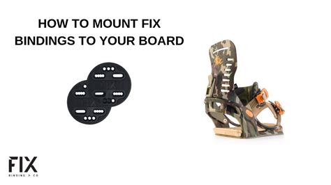 How To Mount Fix Bindings To Your Board Fix Binding Co Youtube