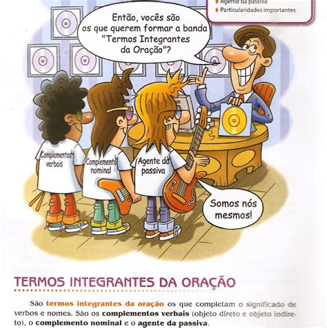 Termos Integrantes Da Oracao - PONTO NOS IS: TERMOS INTEGRANTES DA ORAÇÃO
