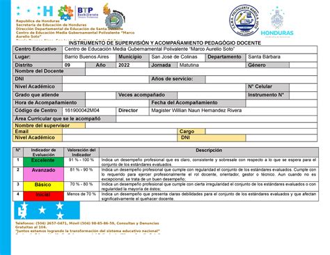 Ficha DE Acompañamiento Docente Octubre 2022 INSTRUMENTO DE