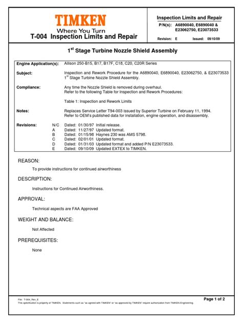 T-004 Rev E PDF | PDF