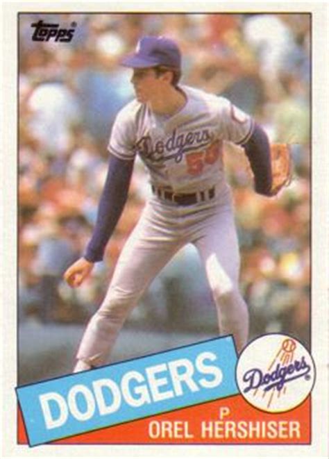 Orel Hershiser Rookie Card