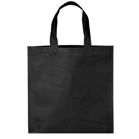 Non Woven Black Shopper Tote Bags Pretty Creations