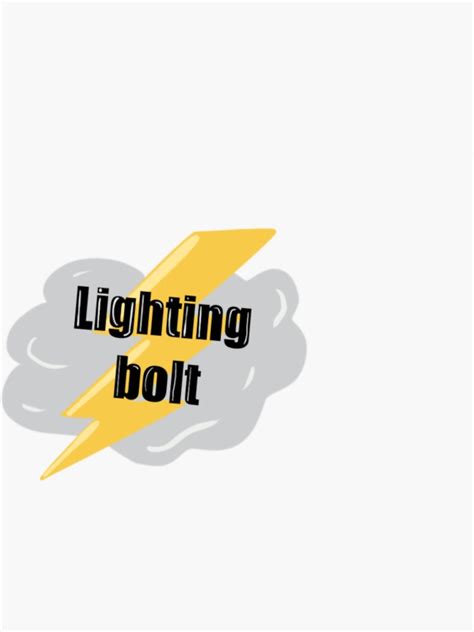 Lighting Bolt Sticker By Amgc Artwork Redbubble