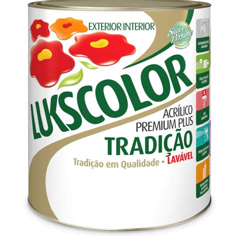 Tinta Lavavel Para Parede - Tinta para Parede Lavavel Premium Lukscolor 900ml 3,6L parede Uso ...