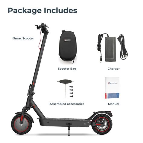 IScooter I9 Max Isinwheel I9 Electric Scooter 10 Inch Honeycomb Tire