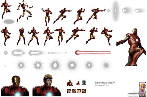 The Spriters Resource Full Sheet View Marvel Avengers Alliance