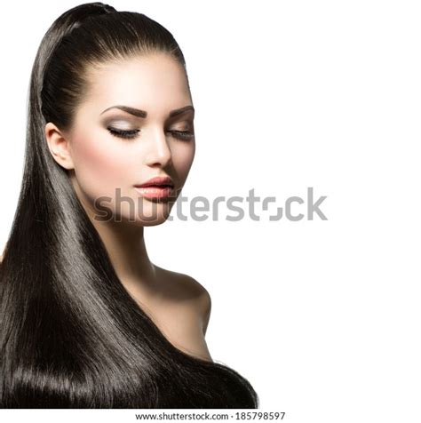 Beauty Brunette Fashion Model Girl Long Stock Photo Shutterstock