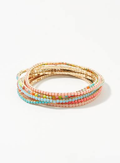 Colourful Bracelets Set Of 8 Simons Simons