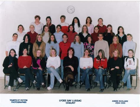 Photo de classe T SMS 1 de 2004 Lycée Gay Lussac Copains d avant