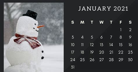 January 2021 Desk Calendar Printable Calendar Printable