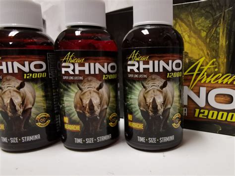 3 African Rhino Liquid Stamina Enhancement Premium Enhancers Etsy