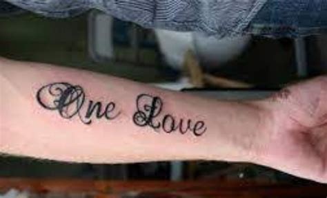 One Love Tattoo