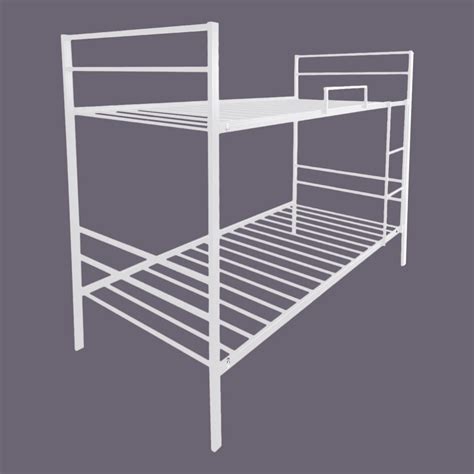 Металлическая Двухъярусная Кровать Tobi Sho 190х90 Белая — Купить ...