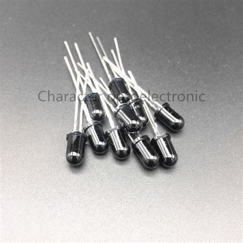 50pcs 5mm Ir Receiver Diode Emitter 940nm Infrared Receiving Led Bulb