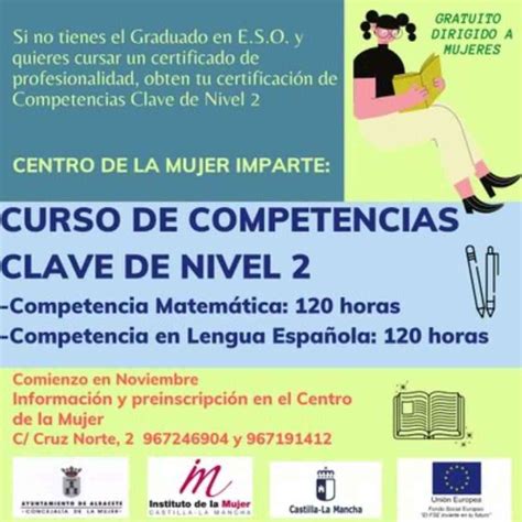 Curso Gratuito De Competencias Clave De Nivel 2 Presencial Del Centro