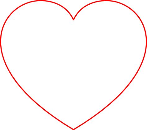 Heart Outline Symbol - ClipArt Best