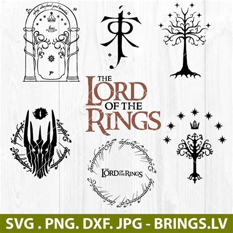 Lord Of The Rings SVG Lord Of The Rings Bundle Svg LOTR Svg